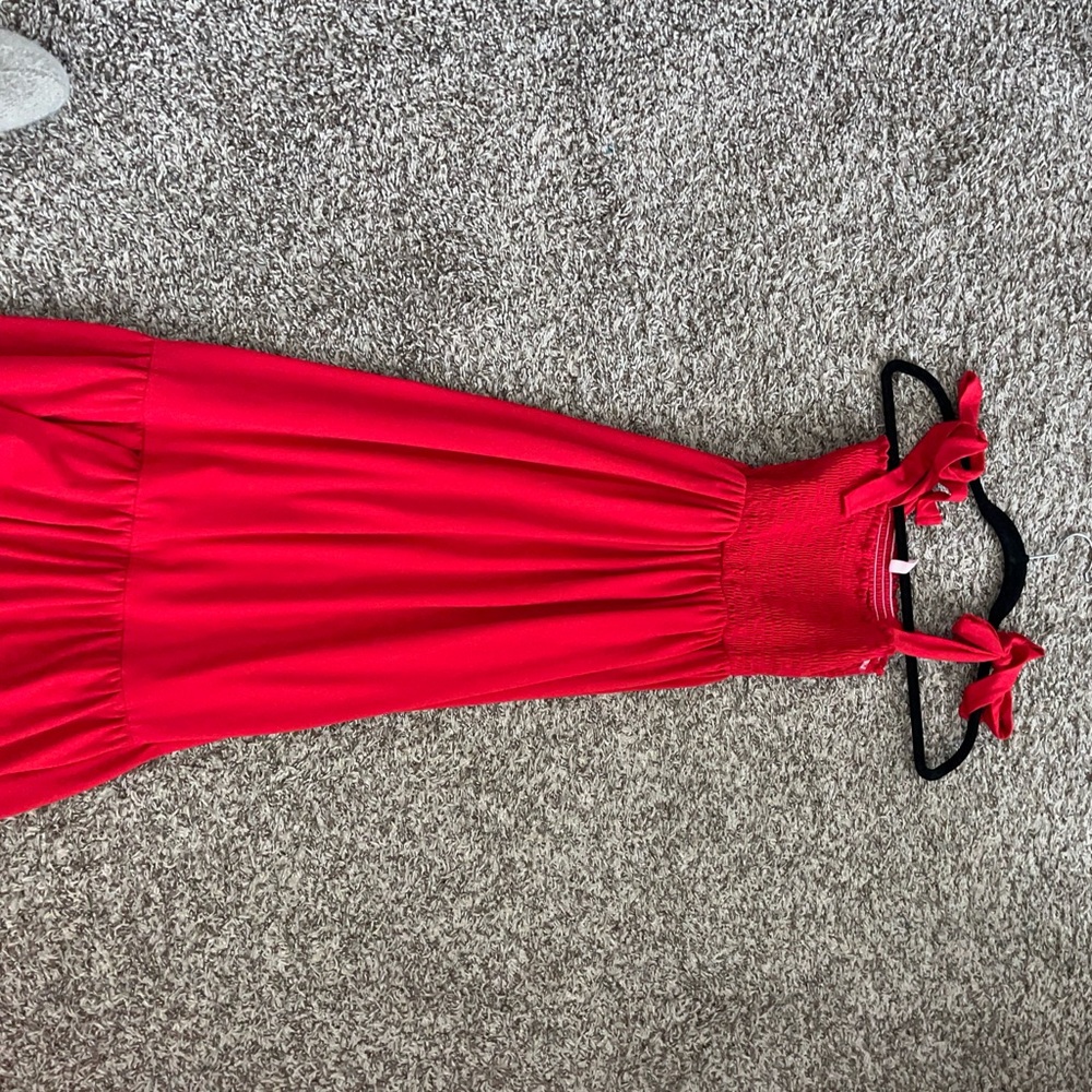 Pinkblush Red Midi Dress